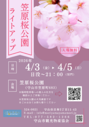【2026年】笠原桜公園ライトアップについて